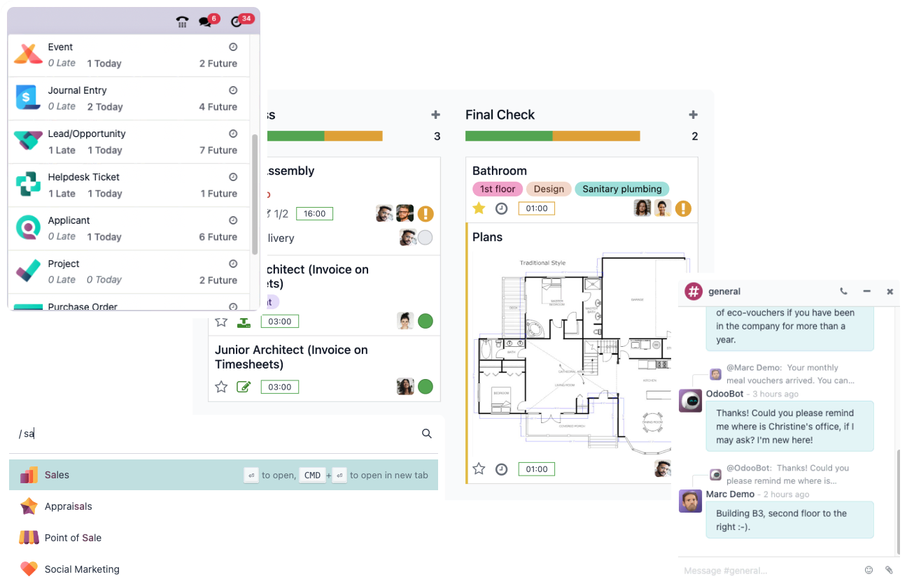 Odoo Optimized Productivity Showcase